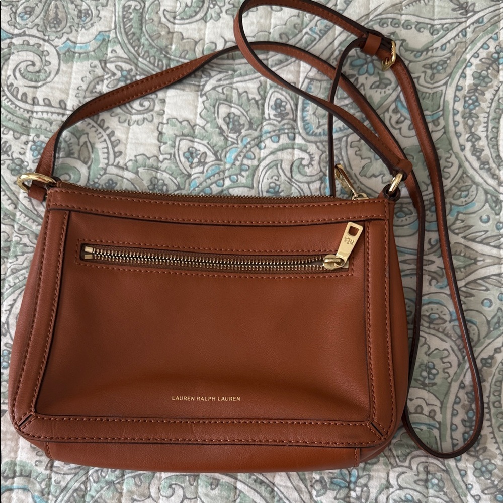 Lauren Ralph Lauren Tan Crossbody Bag